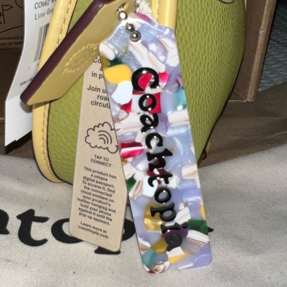 COACH Mini Ergo Leather COACHTOPIA Bag w Crossbody Strap BOXED & DUSTBAG CO662 - Picture 4 of 9